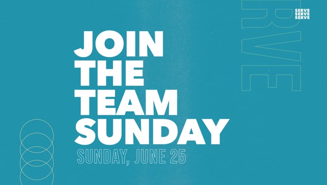 Join The Team Sunday