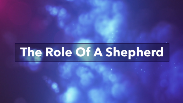 The Role Of A Shepherd