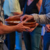 Communion passing of the cup
